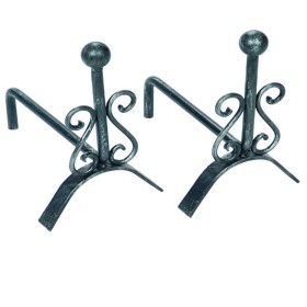 ALARI IN FERRO FORGIATO SFERA ANGELO B