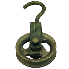 CARRUCOLA DA POZZO IN GHISA DIAMETRO MM 195 PORTATA 950 KG