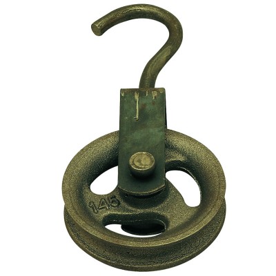 CARRUCOLA DA POZZO IN GHISA DIAMETRO MM 195 PORTATA 950 KG