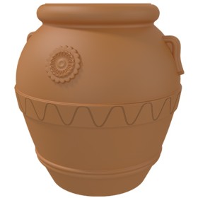 SERBATOIO ANFORA CORDIVARI POLIETILENE LITRI 500 BOCCHETTONI