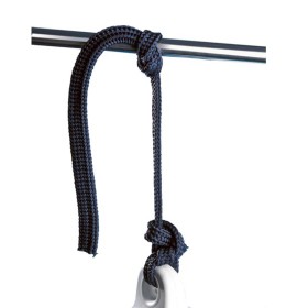 KIT 2 PEZZI DA 2 METRI PIATTINA FISSA PARABORDI 6 x 20 MM NERO NAUTICA