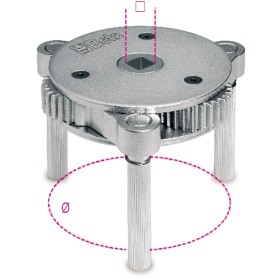 CHIAVE AUTOREGOLABILE X FILTRI OLIO DESTRORSA-SINISTRORSA BE