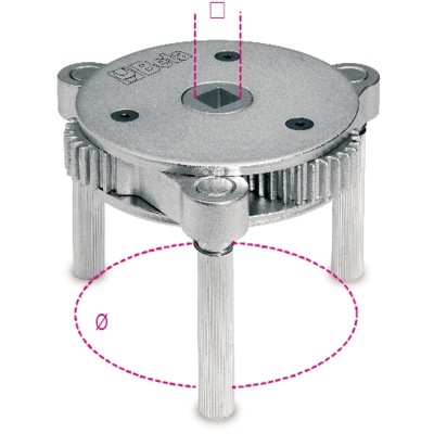 CHIAVE AUTOREGOLABILE X FILTRI OLIO DESTRORSA-SINISTRORSA BE