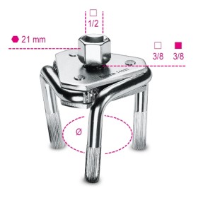 CHIAVE AUTOREGOLABILE X FILTRI OLIO SINISTRORSA BETA