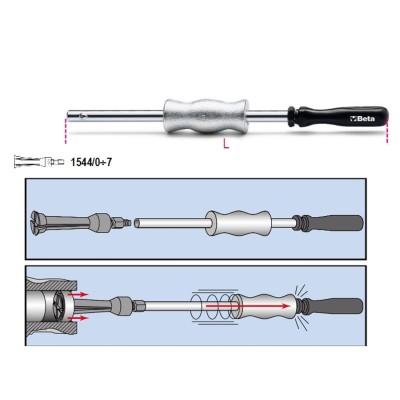 ESTRATTORE A PERCUSSIONE DA 390 MM 1540 BETA