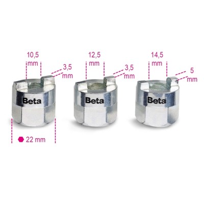 SERIE DI 3 CHIAVI X GHIERE AMMORTIZZATORI 1557/S3 BETA