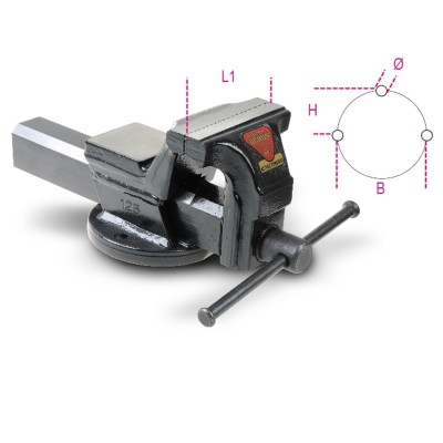 MORSE PARALLELE DA BANCO FORGIATE 125MM Ø13MM 1599F BETA