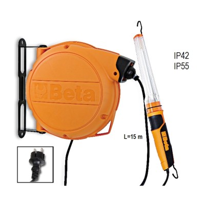 AVVOLGITORE AUTOMATICO CON PORTALAMPADA A FLUORESCENZA