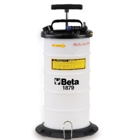 ASPIRATORE LIQUIDI MANUALE E PNEUMATICO DA 9.5 LITRI BETA