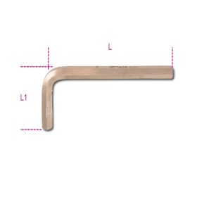 CHIAVE MASCHIO ESAGONALE PIEGATA ANTISCINTILLA 12 MM BETA