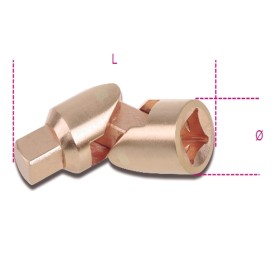 SNODO CON ATTACCHI QUADRI MASCHIO E FEMMINA ANTISCINTILLA