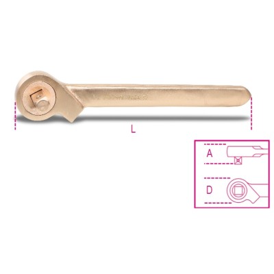 CRICCHETTO SEMPLICE QUADRO SCORREVOLE 1/2 ANTISCINTILLA BETA