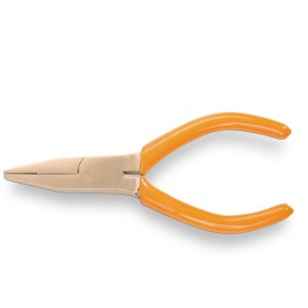 PINZA BECCHI PIATTI LUNGHISSIMI DIRITTI ZIGRINATI ANTISCINTI