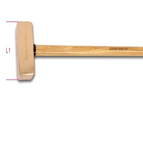 MAZZA ANTISCINTILLA MANICO IN LEGNO 5000 G 1381BA BETA