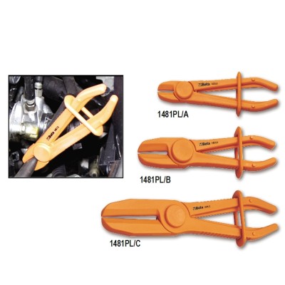 3 PINZE IN PLASTICA X OCCLUSIONE TUBI E MANICOTTI BETA