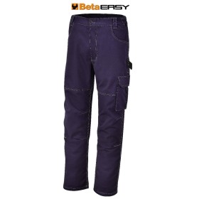 PANTALONI DA LAVORO ELASTICIZZATI 245G BLU 7840BL S BETA