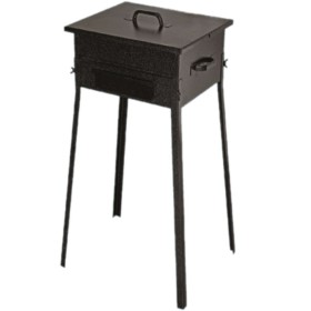 Barbecue Fornacetta Camping a Carbone in Acciaio Verniciato