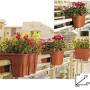 FIORIERA PER RINGHIERA BALCONIERA PORTAPIANTE DA BALCONE