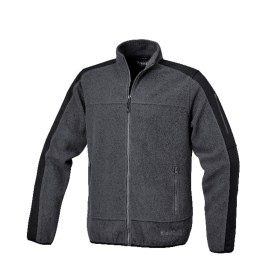 GIACCA INSERTI IN POLIESTERE L GRIGIO NERO PILE 7622G BETA