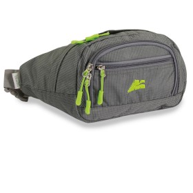 MARSUPIO CON MULTITASCHE DORSO IMBOTTITO GRIGIO VERDE MICRO