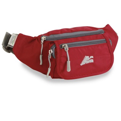 MARSUPIO COMODO FUNZIONALE CON TASCA FRONTALE ROSSO LIDO R