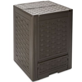 Compostiera rattan in pvc 300 lt per giardino