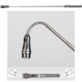 Torcia telescopica magnetica a 3 led