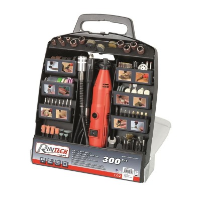 KIT MINI TRAPANO 300 PEZZI 135 WATT PER MODELLISMO FAI DA TE