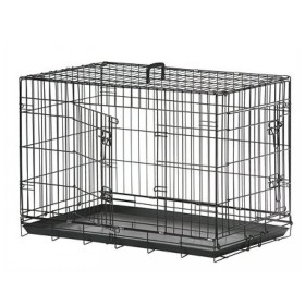 Gabbia Cane Black 2 Porte "M" (77 x 54 x h 47 cm)