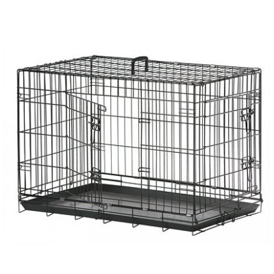 Gabbia Cane Black 2 Porte "M" (77 x 54 x h 47 cm)
