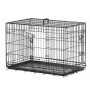 Gabbia Cane Black 2 Porte "M" (77 x 54 x h 47 cm)
