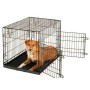 Gabbia Cane Black 2 Porte "M" (77 x 54 x h 47 cm)
