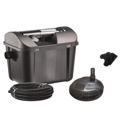 Filtro per Laghetto Koi Tribe Pond 7000 UVC 7 W Pompa Laghetto e Filtro