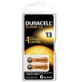 Batterie DA13 Duracell Per Apparati Acustici Hearing Aid Batteries 6 Pezzi