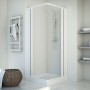 Box Doccia Free Angolo Riducibile Apertura Centrale Bianco 60-80 x 60-80 H 185 cm Forte BR100001