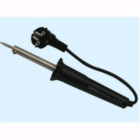 Saldatore Elettrico con punta in rame cromata tonda 60 Watt