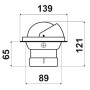 Bussola serie Zenith tipo BZ 1 ad incasso 3" Per Barca Pilotina Gommone