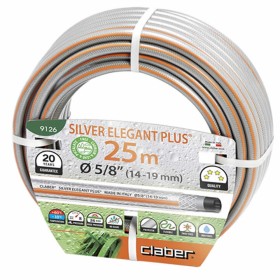 Tubo Irrigazione Silver Elegant Plus Claber 9126 Diametro 5/8â€ Metri 25 (14-19 mm)
