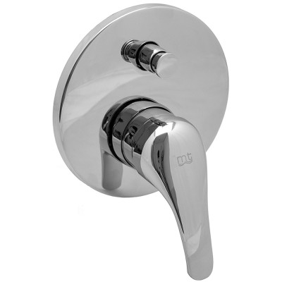 Miscelatore ad incasso Doccia con Deviatore Serie Venus Ottone Cromato Certificato