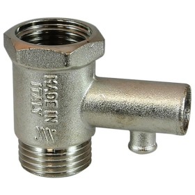 Multipack 5 Pz Valvola di sicurezza per scaldabagno Boiler MF 3/8"