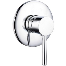 Miscelatore Doccia Ad Incasso Serie Tonda Monocomando Ottone Cromato Certificato