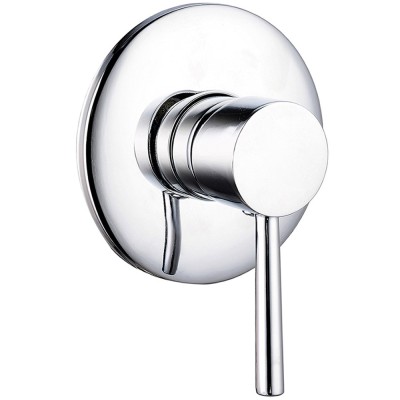 Miscelatore Doccia Ad Incasso Serie Tonda Monocomando Ottone Cromato Certificato