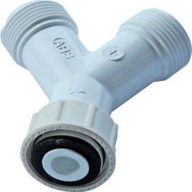 Raccordo a Y Caldorosso per Tubo Lavatrice 3/4M x 3/4M x 3/4F