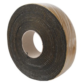 Fascia Isolante Adesiva in Gomma Nera metri 50 Larghezza mm 50 Spessore mm 3