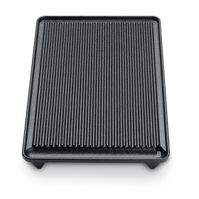 Piastra in ghisa rigata D90 40X26 cm