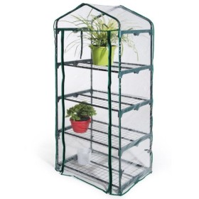 Serra Verdelook a 4 Ripiani con Telo in PVC Trasparente 69x49x157cm