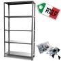 SCAFFALE 200x90X40 5 RIPIANI ACCIAIO VERNICIATO RINFORZATO