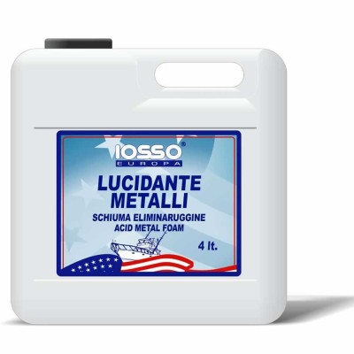 Iosso Lucidante Per Metalli Tanica Litri 4 Per Nautica Barche Camper