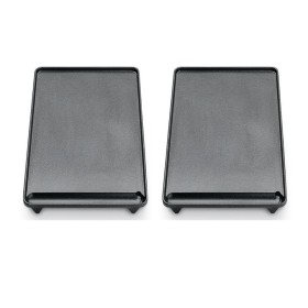 Multipack da 2 Piastre in Ghisa Lisce Modello D93 Dimensioni 40x26 Centimetri