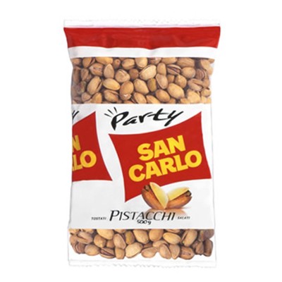 PISTACCHI SAN CARLO SALATI E TOSTATI GRAMMI 500